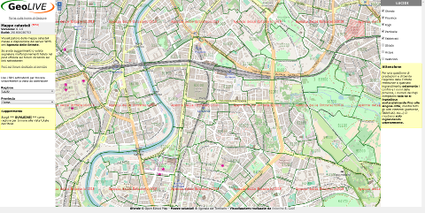 Visualizzatore Mappe catastali